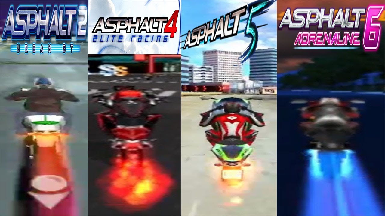 Top Best Motorcycles on Asphalt 2 Asphalt 4  Asphalt 5  Asphalt 6