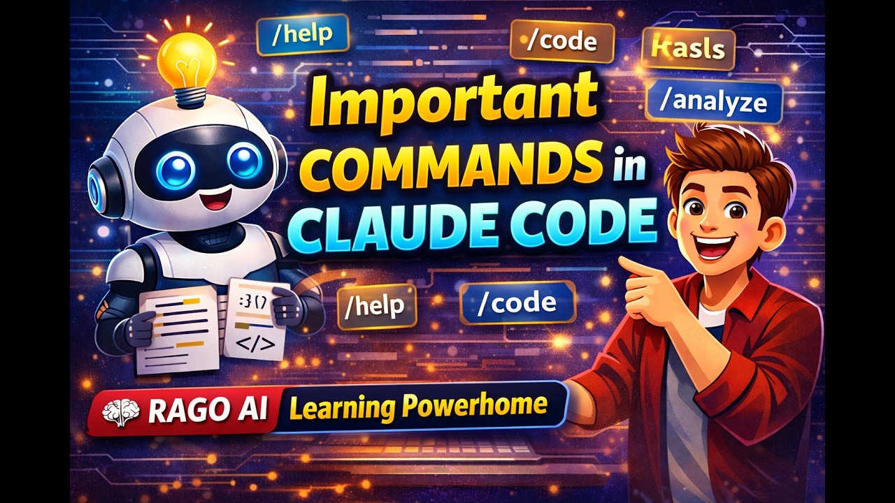 Claude Code Commands: Easy Human-Style Study Guide (Must Know Commands!)