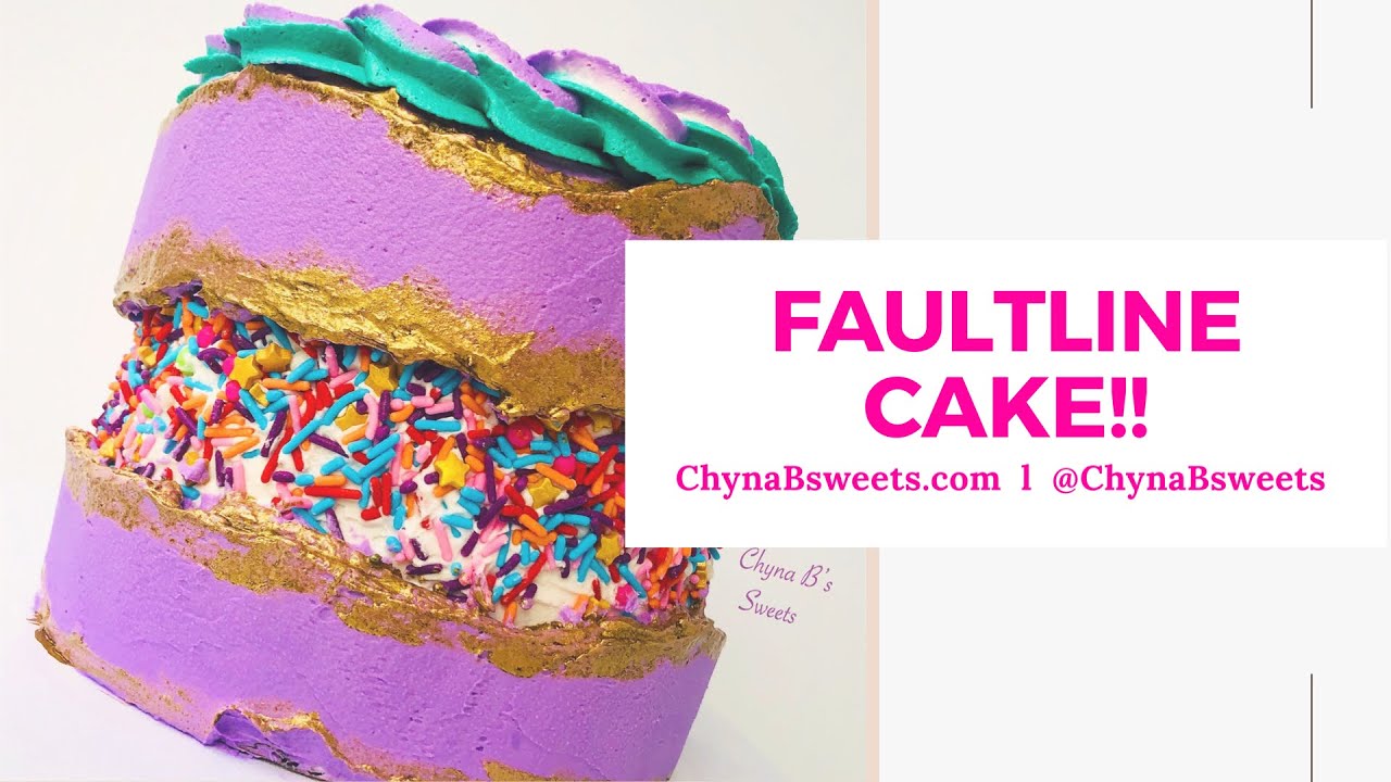 Fault Line Cake! | How to I ChynaBsweets