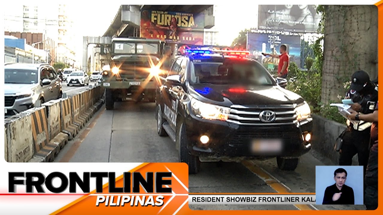 Convoy ng Philippine Army, nasita matapos dumaan sa EDSA Busway | Frontline Pilipinas