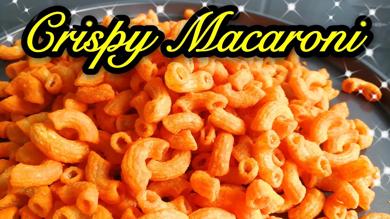 Crispy Macaroni(Cheesy)自制零食～“香脆起司通心粉”，好吃到停不了口(饼干001)