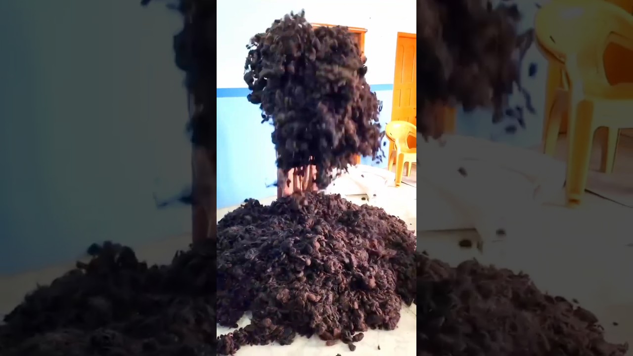What is done with women's broken hair 🤔/#viral #trending #youtubeshorts