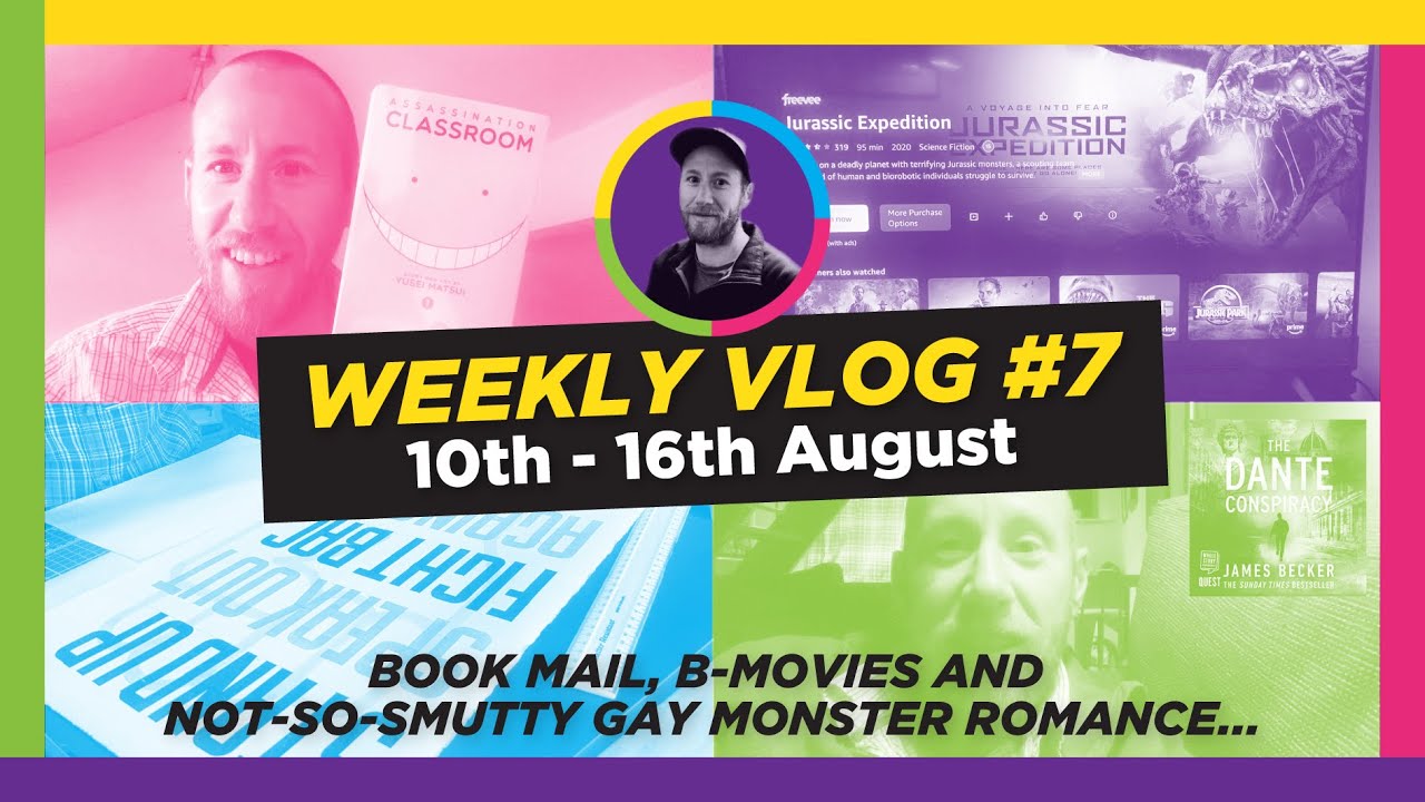 Book mail, B-Movies and not-so-smutty Gay Monster Romance... | Weekly Vlog No. 7