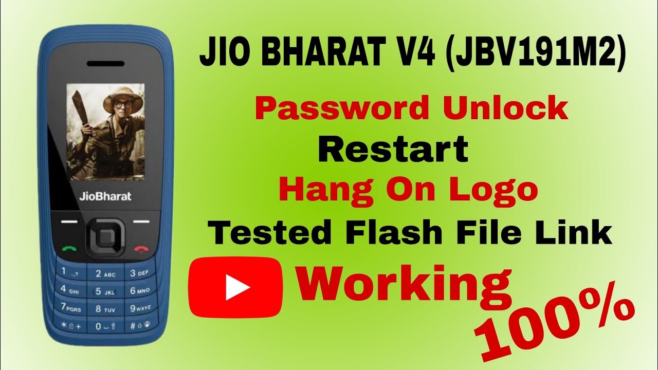 JIO BHARAT V4 (JBV191M2) FLASH FILE GSM AKUL