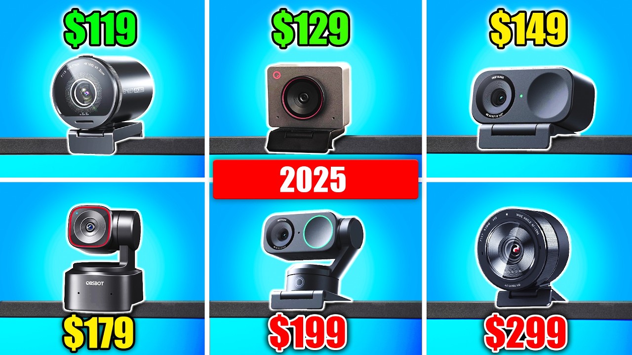 Which 4K Webcam Should You Buy?? | Best Webcam For Streaming 2025