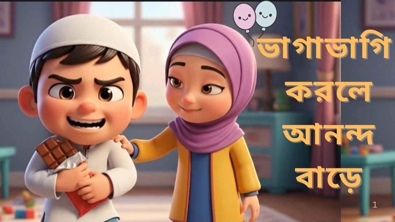 ভাগ করলে আনন্দ দ্বিগুণ | শিশুদের ইসলামিক কার্টুন | ফারহানের শিক্ষা
