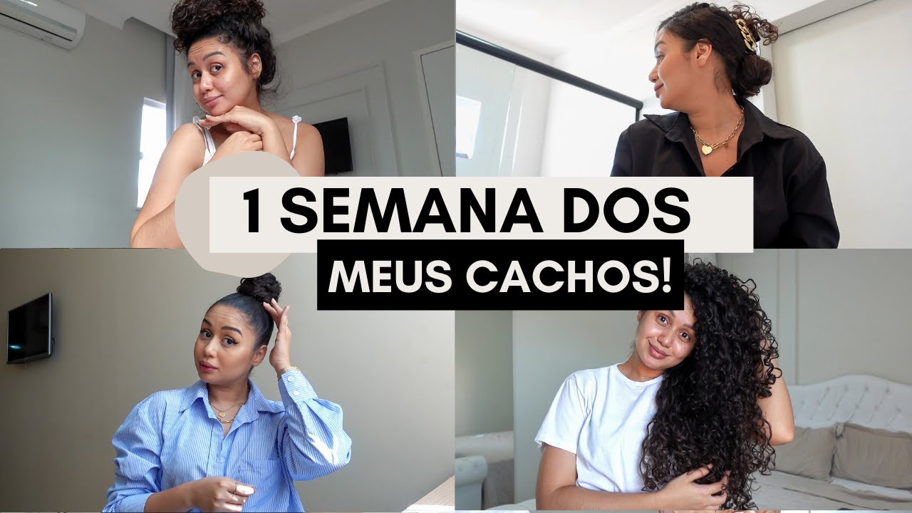 UMA SEMANA DO MEU CABELO NA REAL!