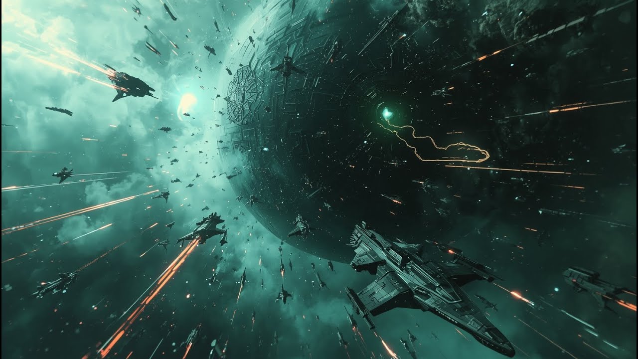 La Flotte Galactique Fêtait—Quand Soudain Les Cuirassés Terriens Sont Sortis du Néant !