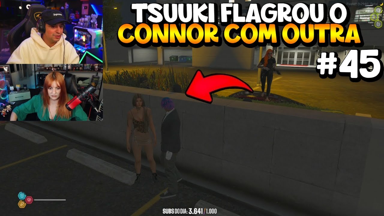 TSUUKI PEGOU O CONNOR NO FLAGRA COM OUTRA MENINA ep 45