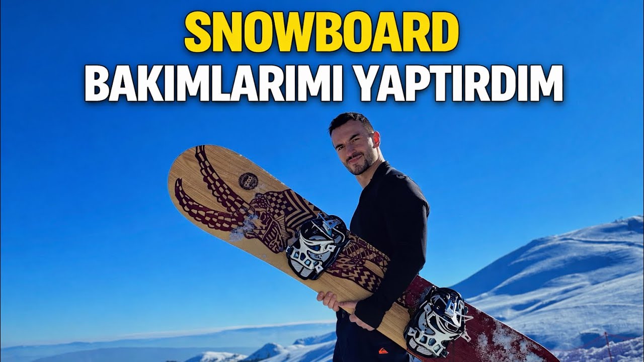 SNOWBOARDUMUN ALTINI YARDIM. (Kayak-snowboard wax uygulaması)