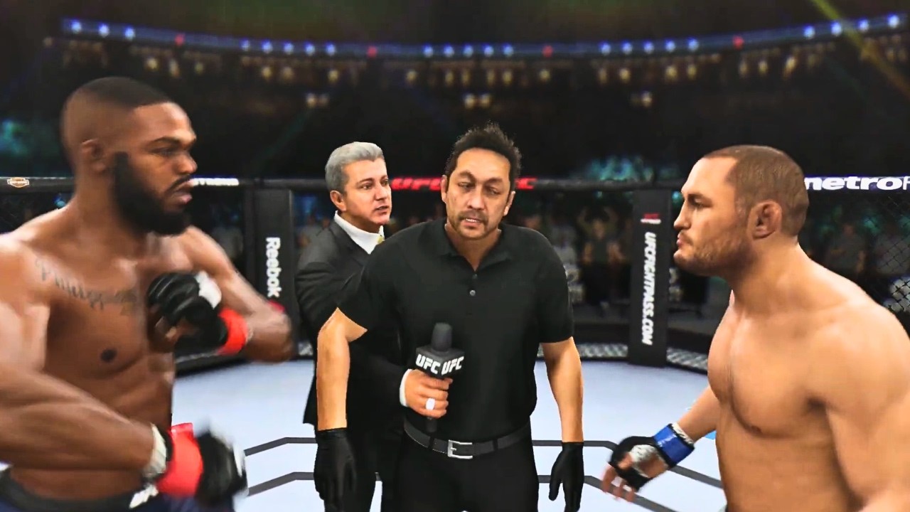 Jon Jones vs Dan Henderson FULL FIGHT | UFC 3 AI Simulation Gameplay (CPU vs CPU)