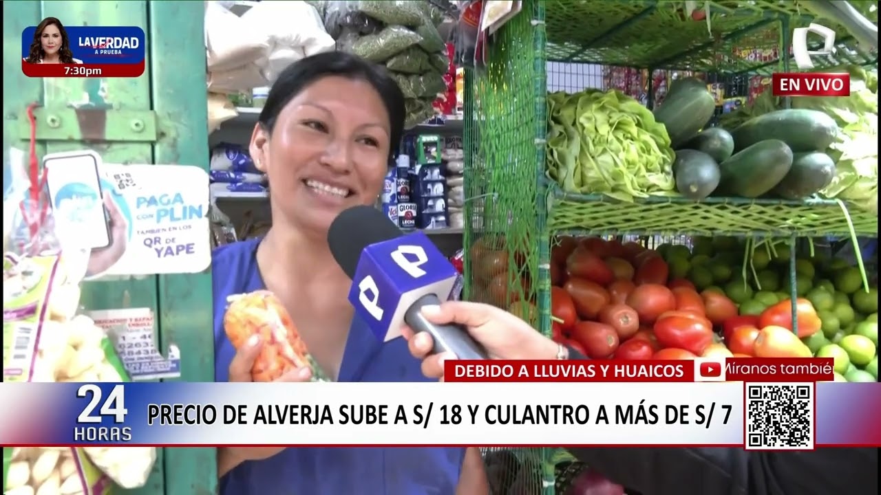 Debido a lluvias y huaicos precio de alverjas, papa y limón se incrementan