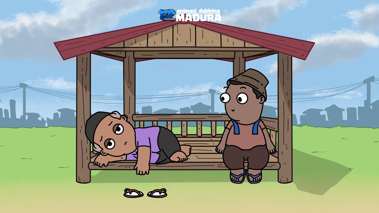 Kelewat sahur -  animasi dubbing Madura  || ep animation