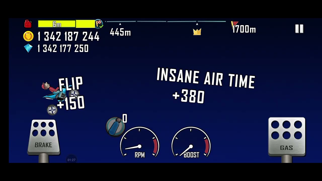 Hill climb racing 🎮🎮🎮🎮🎮🎮 game Fastest bike 🚲🚲🚲🚲