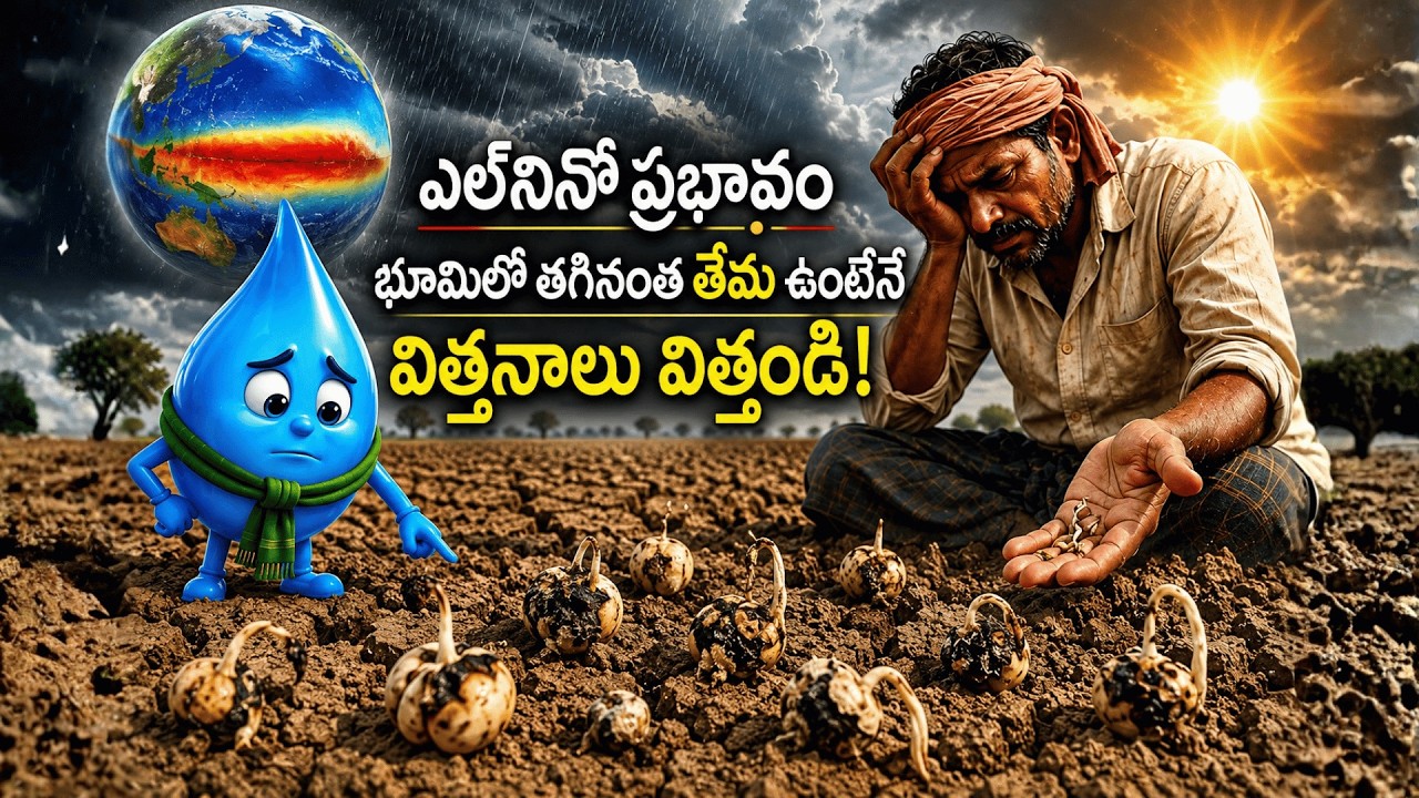 El Nino Effect | Sow seeds only when there is sufficient moisture in the soil! | Agriculture Depa...