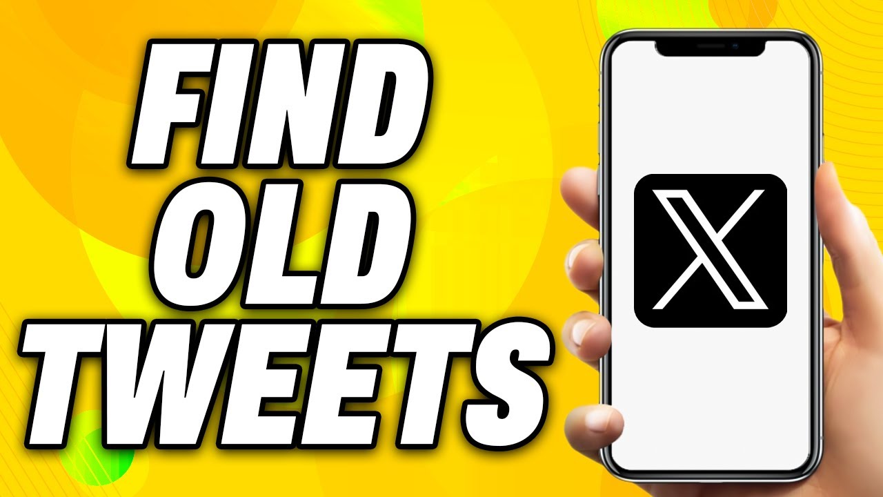 How To Find Old Tweets on X Twitter App - Quick Fix