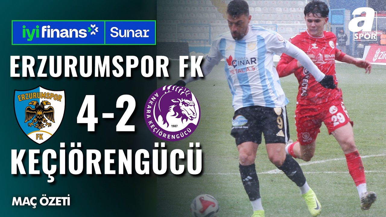 Erzurumspor 4-2 Keçiörengücü MAÇ ÖZETİ | Ziraat Türkiye Kupası C Grubu 4. Hafta | 04.03.2026