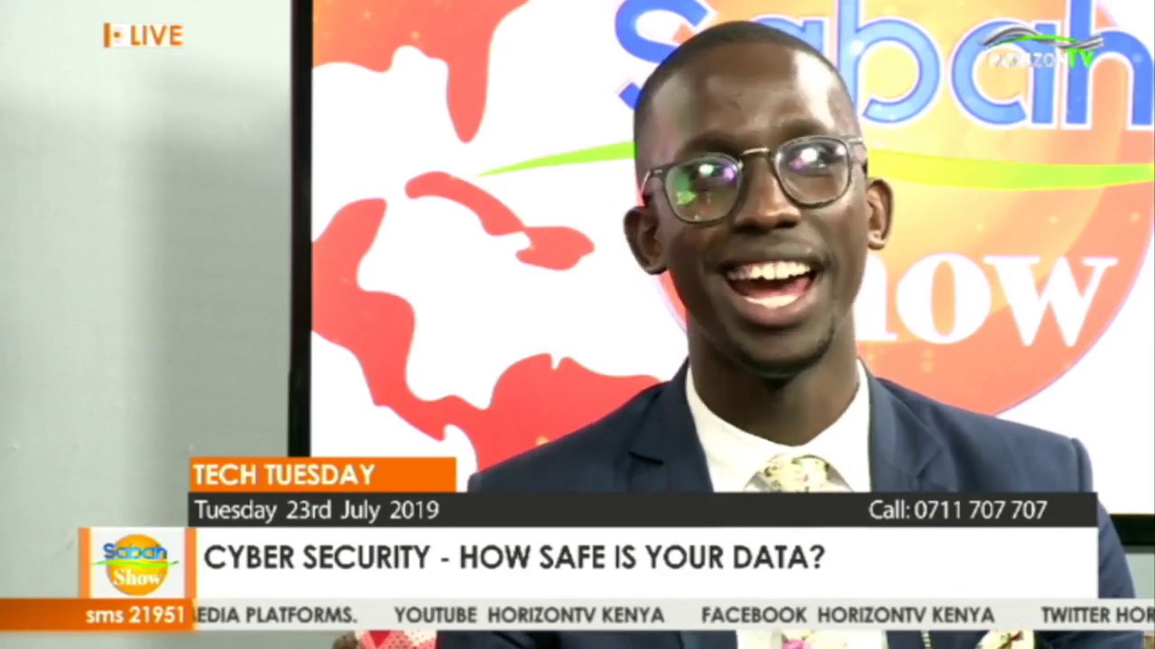 Mwau Brian Talks About Cyber Security in Kenya on Horizon TV Kenya