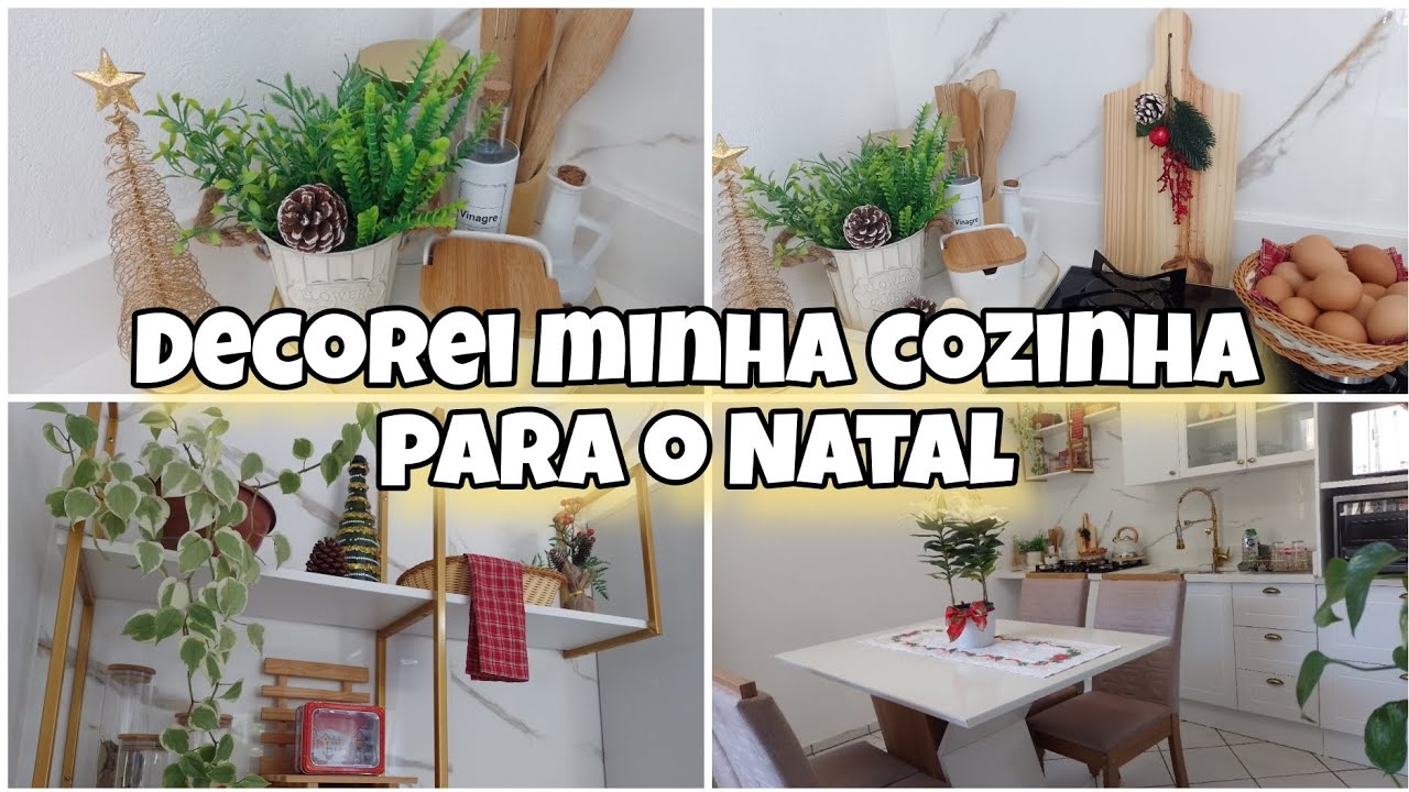 Decoração de Natal na Cozinha 2025 Gastando Pouco#decoraçãodenatal #natal2025 