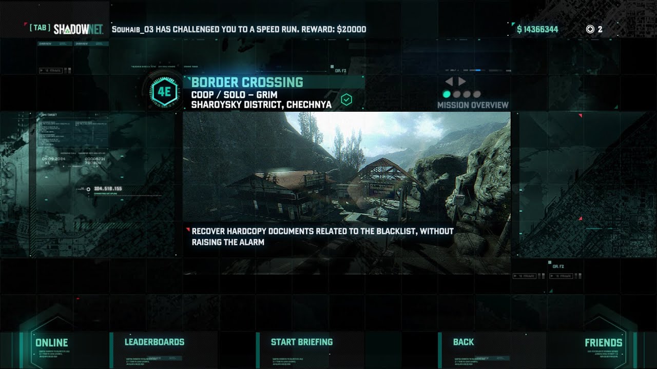 Modern Ninja / Splinter Cell Blacklist BLUR mod + VO Patch / NO Guns NO gadgets Classic Spy Suit