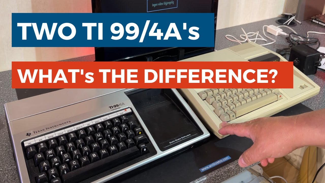 Two different Texas Instruments TI99/4A's - What are the differences ? Part 1
