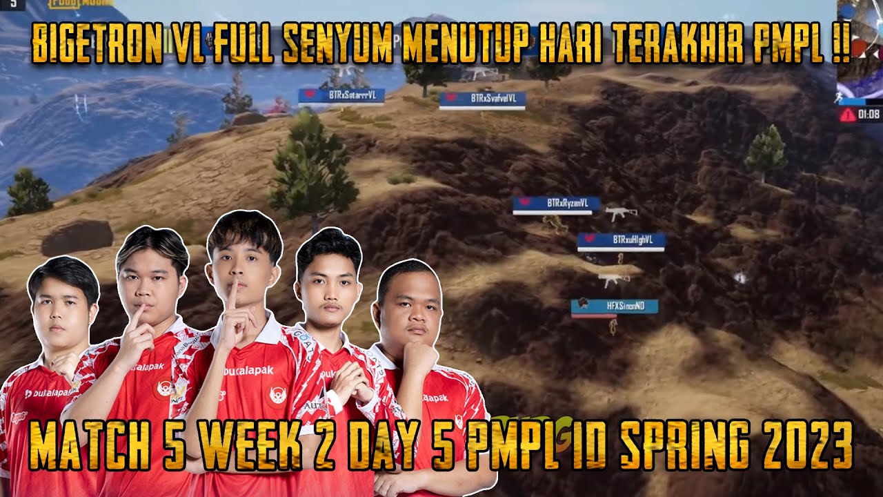 Bigetron VL Full Senyum Amankan 15 Total Point Dan Menyalip TIM PJEV | PMPL ID Spring 2023