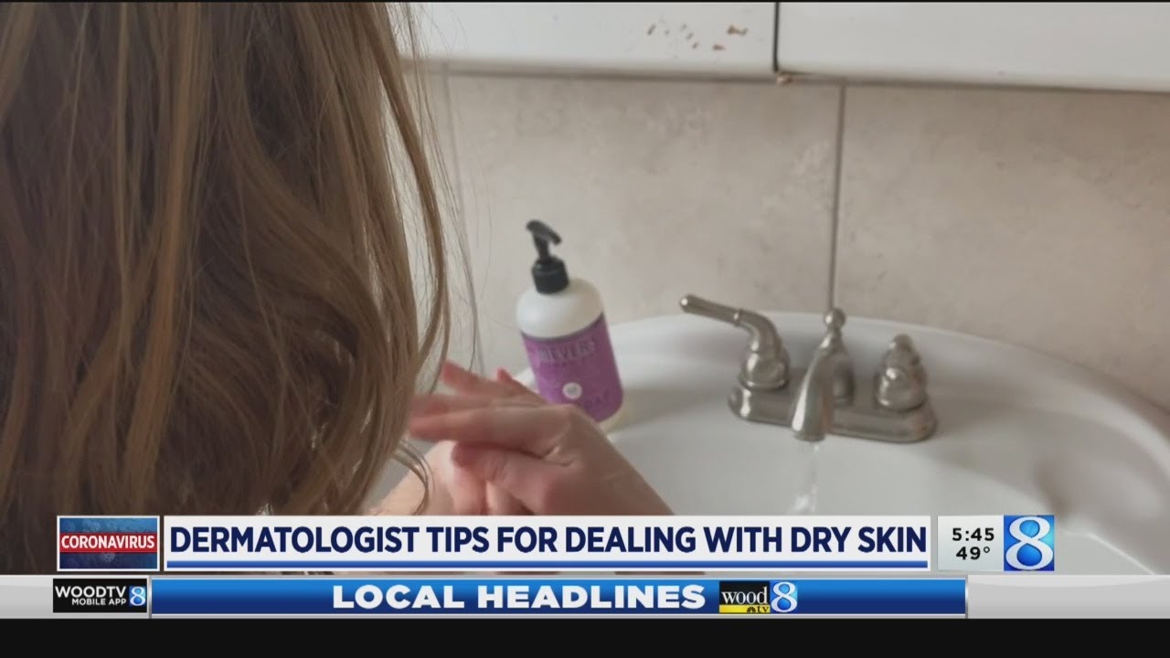Tips for dealing with dry skin from frequent hand washing