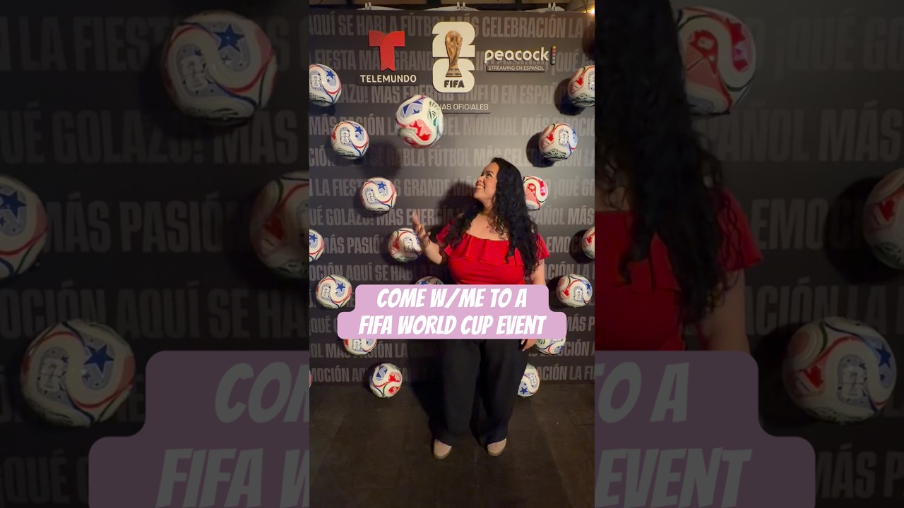 Пойдемте со мной на мероприятие FIFA World Cup с Peacock и Telemundo, которое ведет Энтони Рамос!...