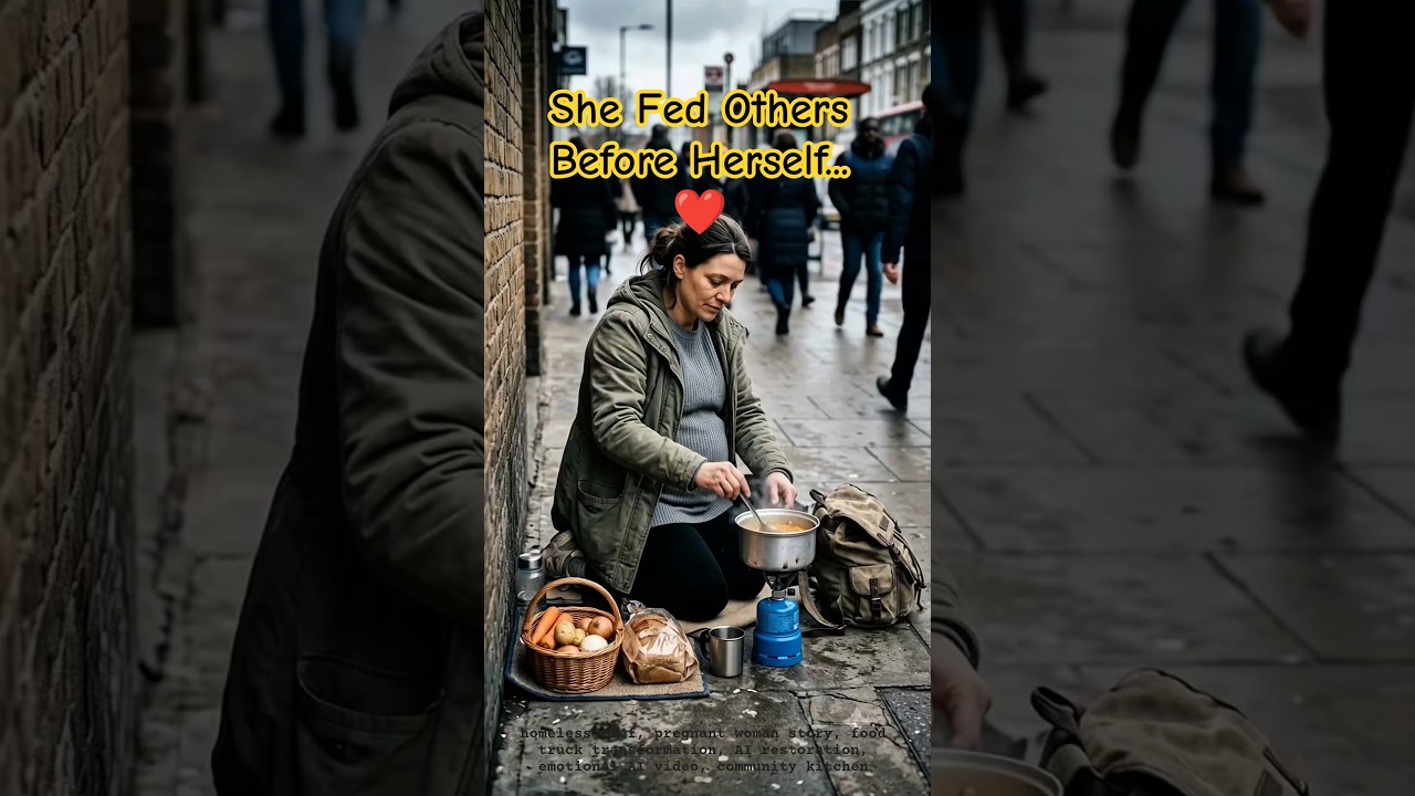 Homeless Pregnant Chef Gets a Second Chance ❤️ Food Truck Transformation #Shorts
