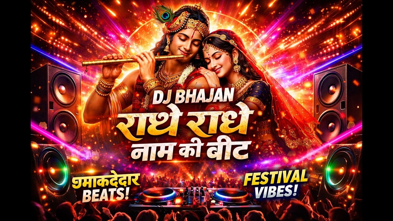 Radhe Radhe Naam Ki Beat | High Bass DJ Bhajan | Radha Krishna DJ Remix | Speaker Phad Bhajan 2026