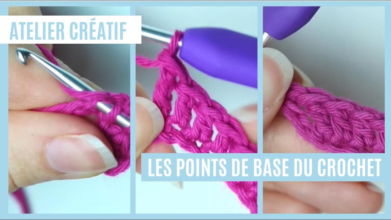 Les points de base du crochet 🧶