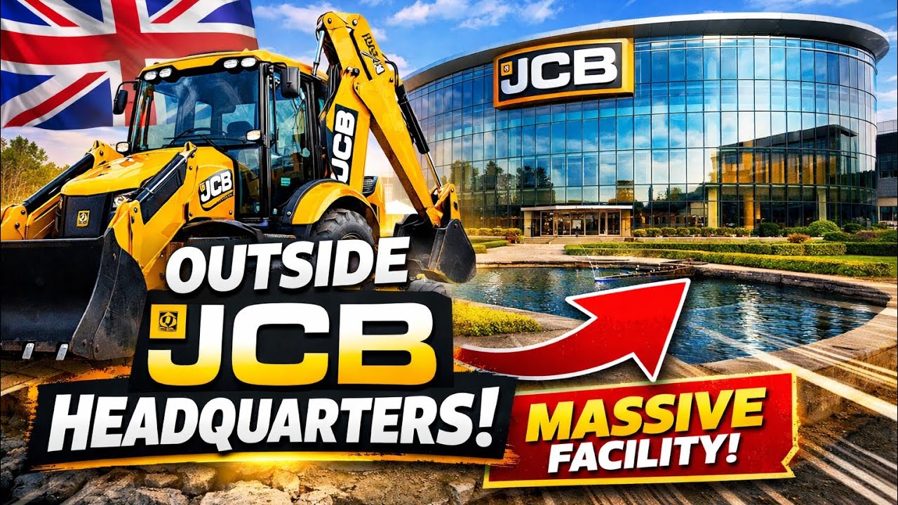 Fantastic footage of JCB HEADQUARTERS 