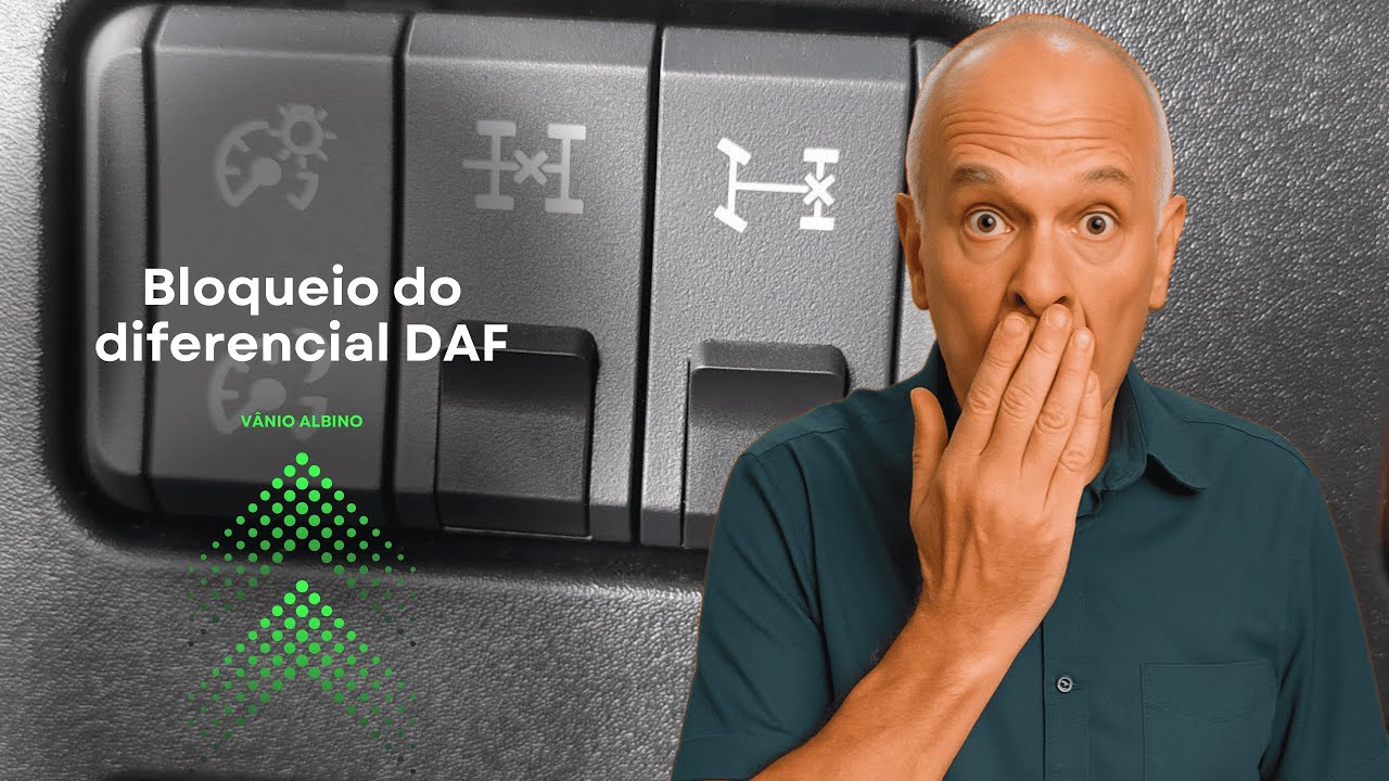 OLHA ISSO! Bloqueio do diferencial DAF #caminhão #caminhoneiro
