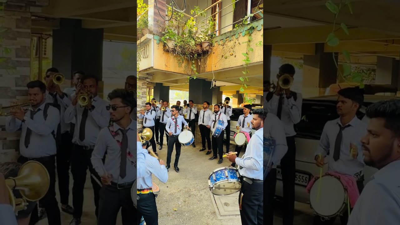 Song एकविरा आई तुझी पालूखी गो…….🎺🎷🥁#music #brassband #aagarikoli #trending #music 