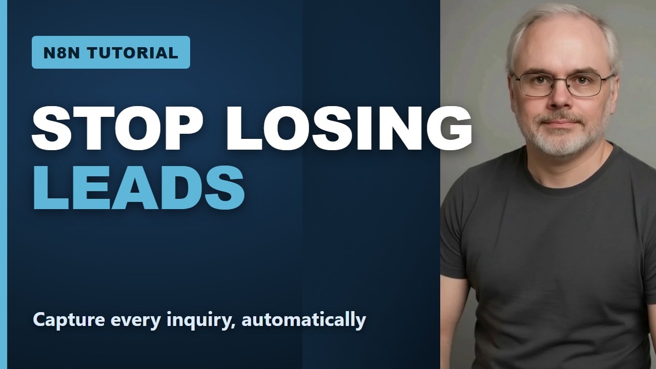 n8n Lead Capture Automation: Never Miss an Inquiry (Free Workflow)