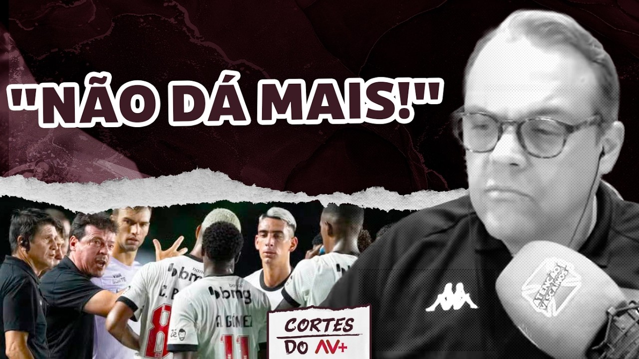 VASCO PERDE MAIS UMA E TEM NÚMEROS HORROROSOS PELO BRASILEIRÃO. DINIZ PRECISA SAIR?