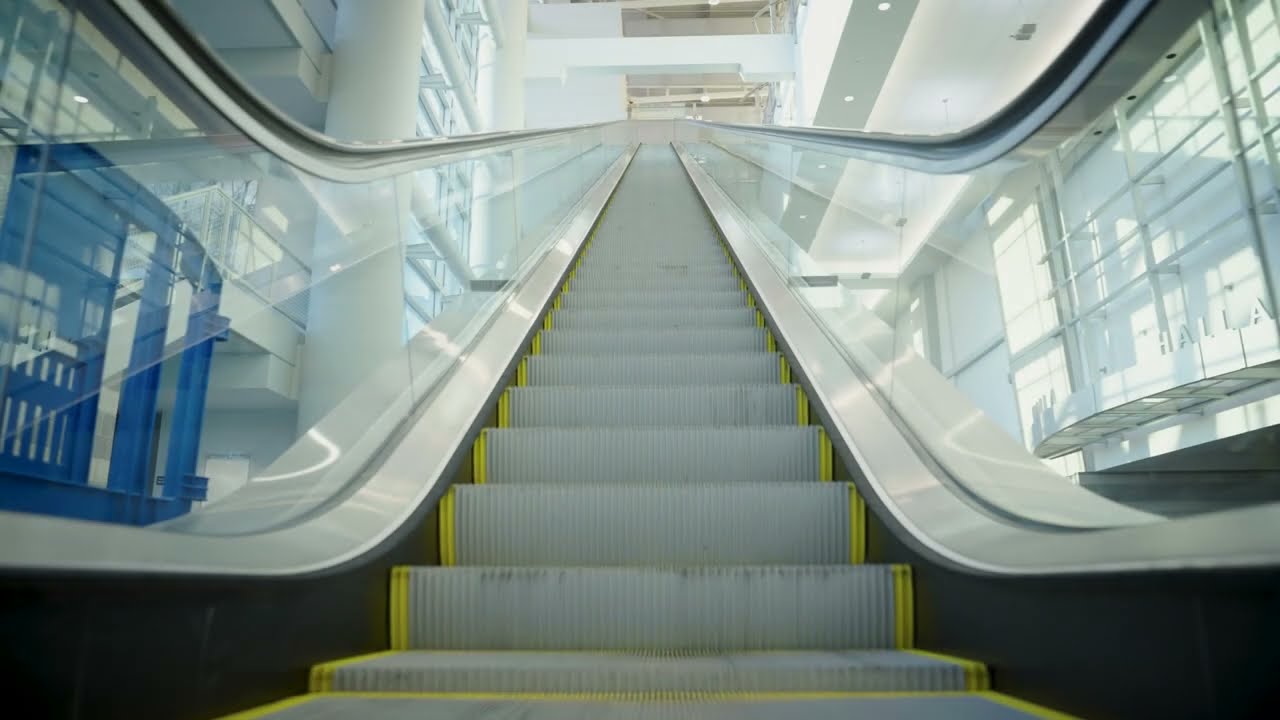 10 hours of Escalator White Noise || Black Screen Only