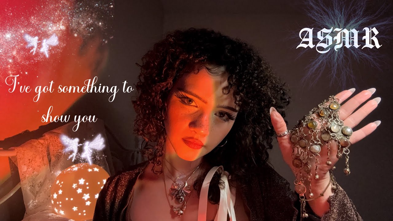 ASMR | Enchanting Jewelry sounds & Feather-Like Whispers  🌼✨ I’ve got something to show you 🗝️