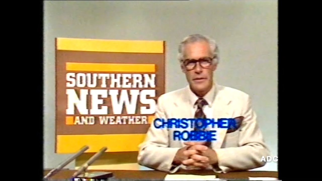 ITN News at one, Southern News, weather Christopher Robbie in-vision & adverts 17th September 1981