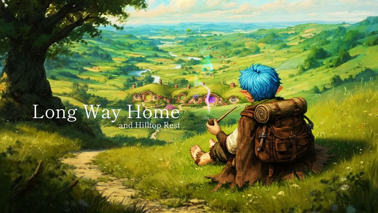 Long Way Home and Hilltop Rest | Relaxing Celtic Medieval Music for Study & Work