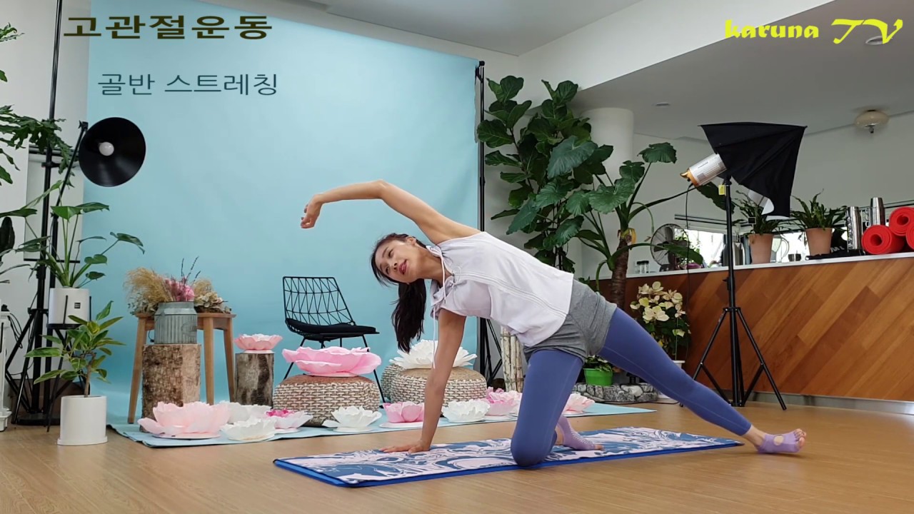 테라피 요가  #20  (고관절6편) 여닫이골반교정  골반강화운동  실전수업영상 카루나TV