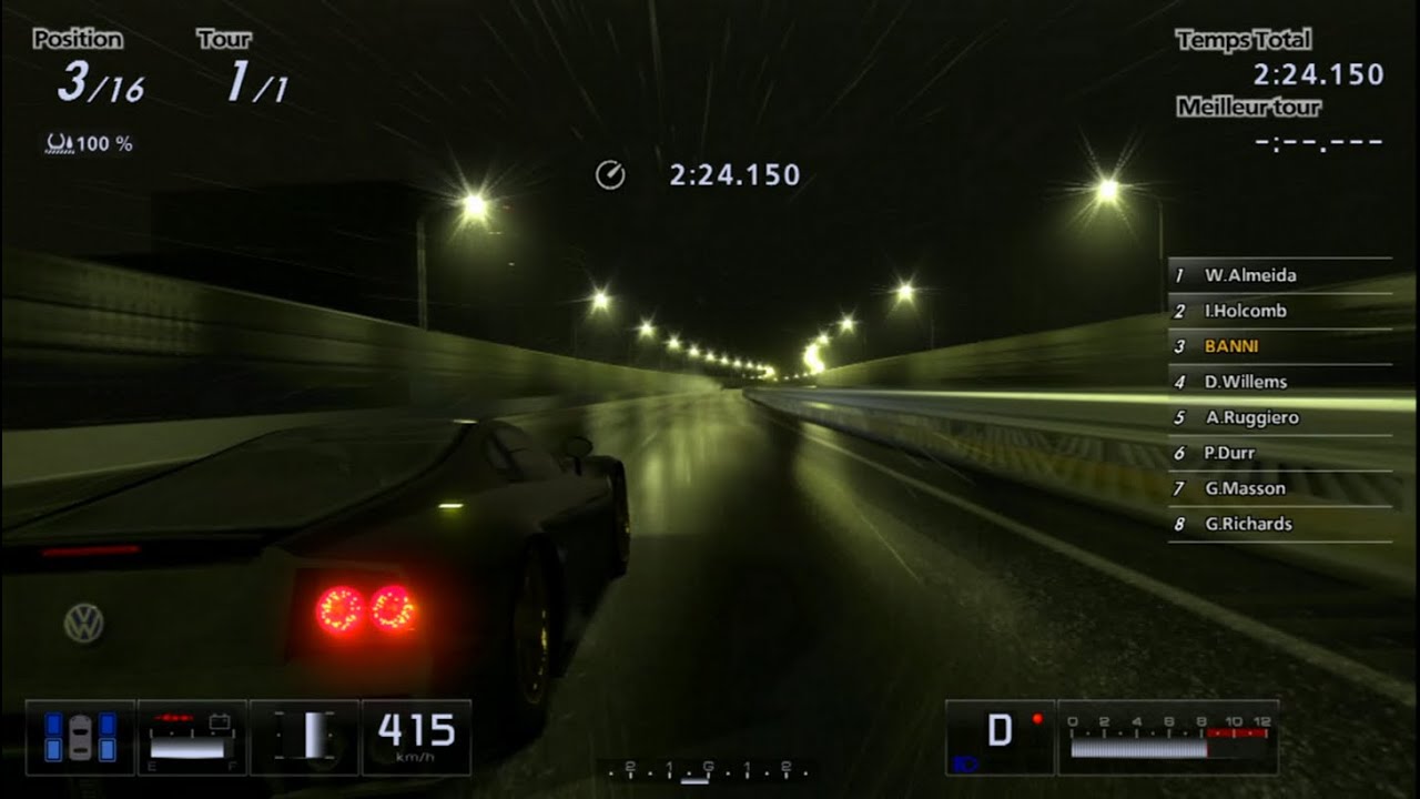 Gran Turismo 5 - Volkswagen W12 Nardo Concept '01 (HYBRiD) PS3 Gameplay
