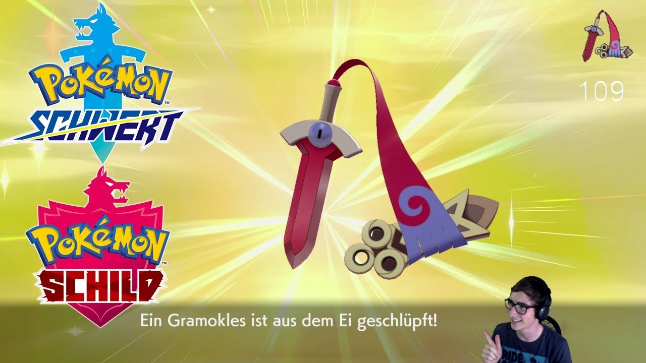 Shiny GRAMOKLES nach 109 Eiern REACTION! | Pokemon Schwert und Schild