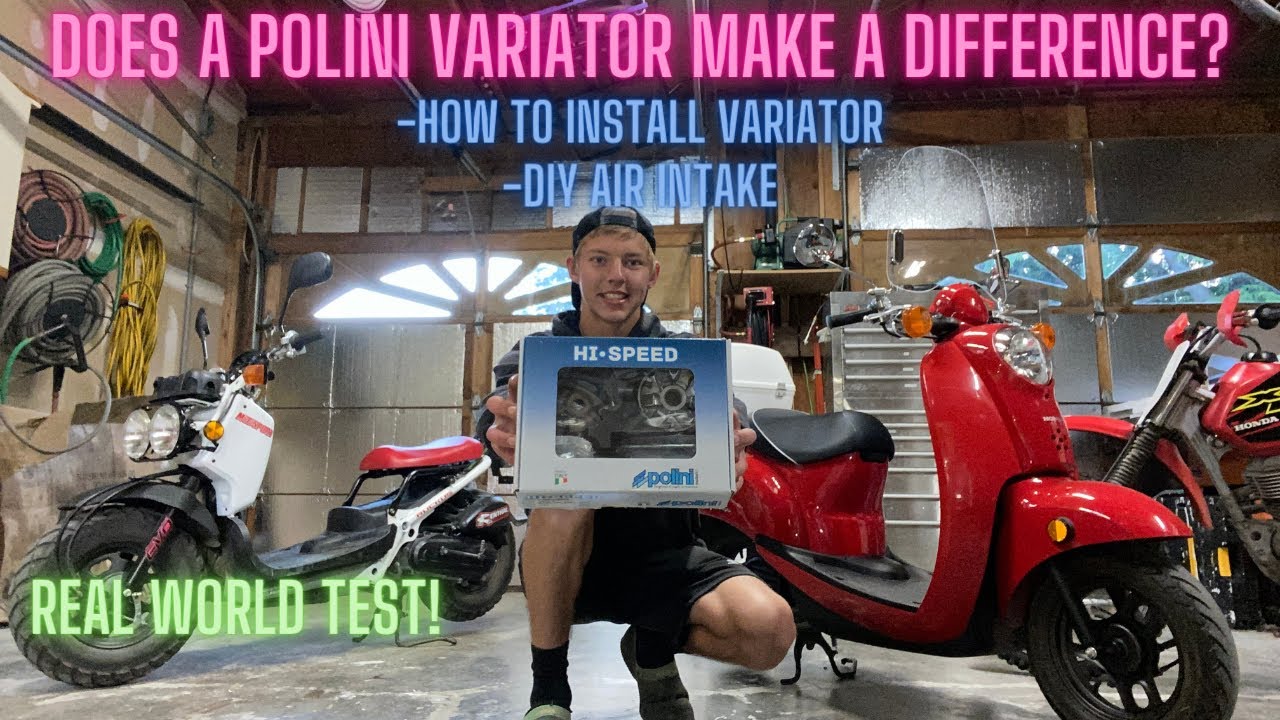 Polini Variator Install and Testing -- Honda Metropolitan/Ruckus
