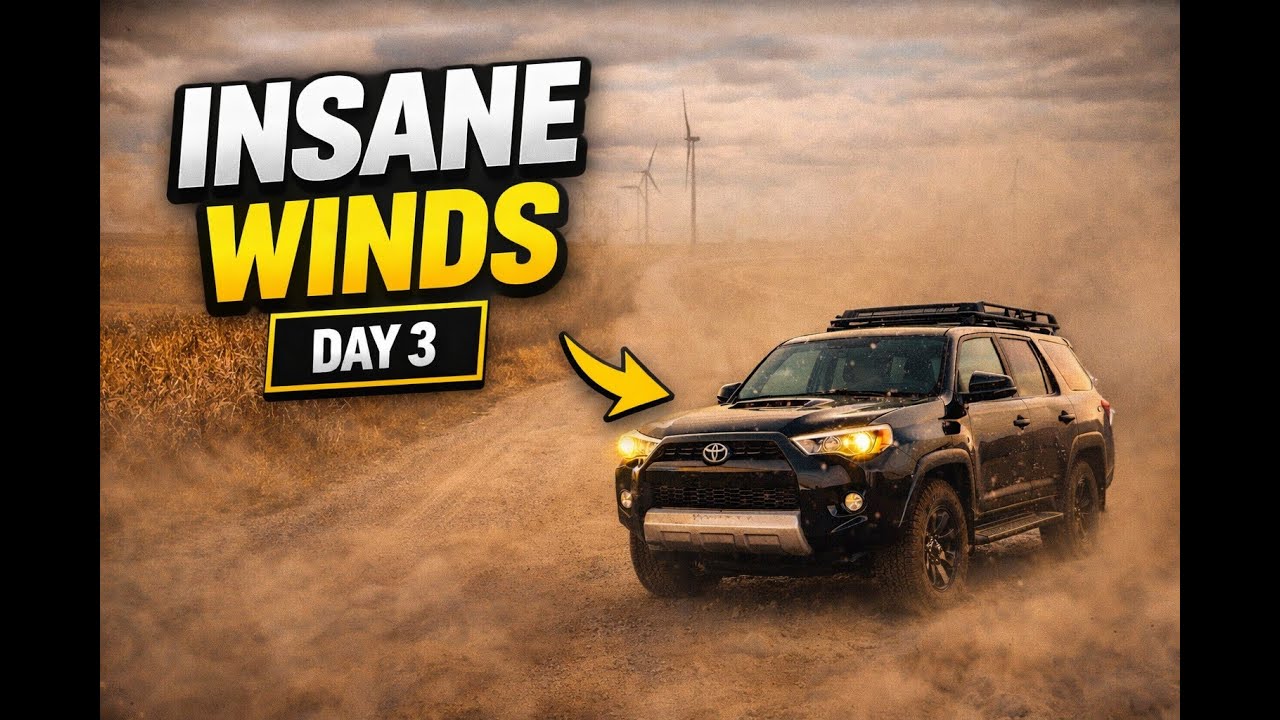 Kansas Winds Were TRYING to Take My Car… (Day 3 Solo Road Trip)