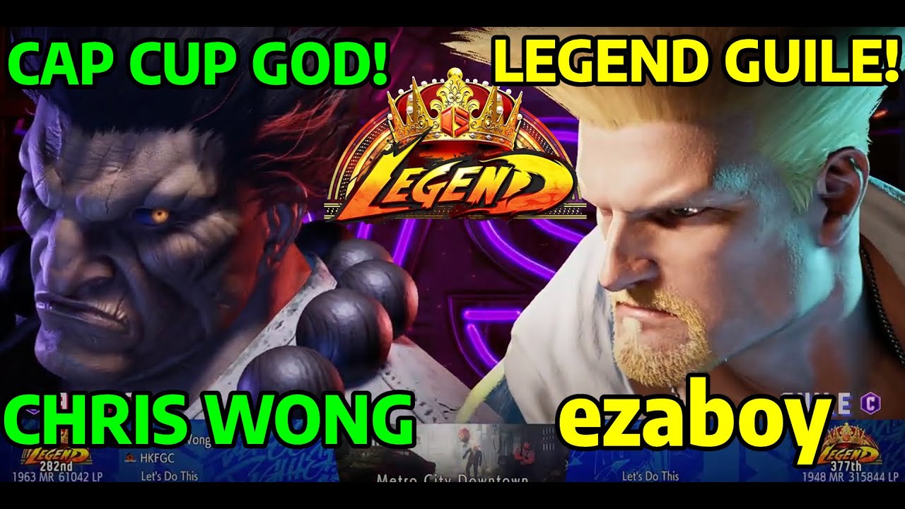 🔥 STREET FIGHTER 6 ➥ Chris Wong (AKUMA ゴウキ) VS. ezaboy (GUILE ガイル)  LEGEND/MASTER RANKS 🔥