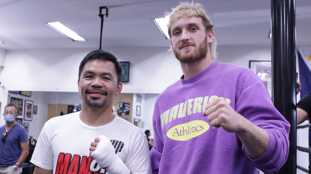 Логан Пол посетил Мэнни Пакьяо в спортзале Wild Card Gym.