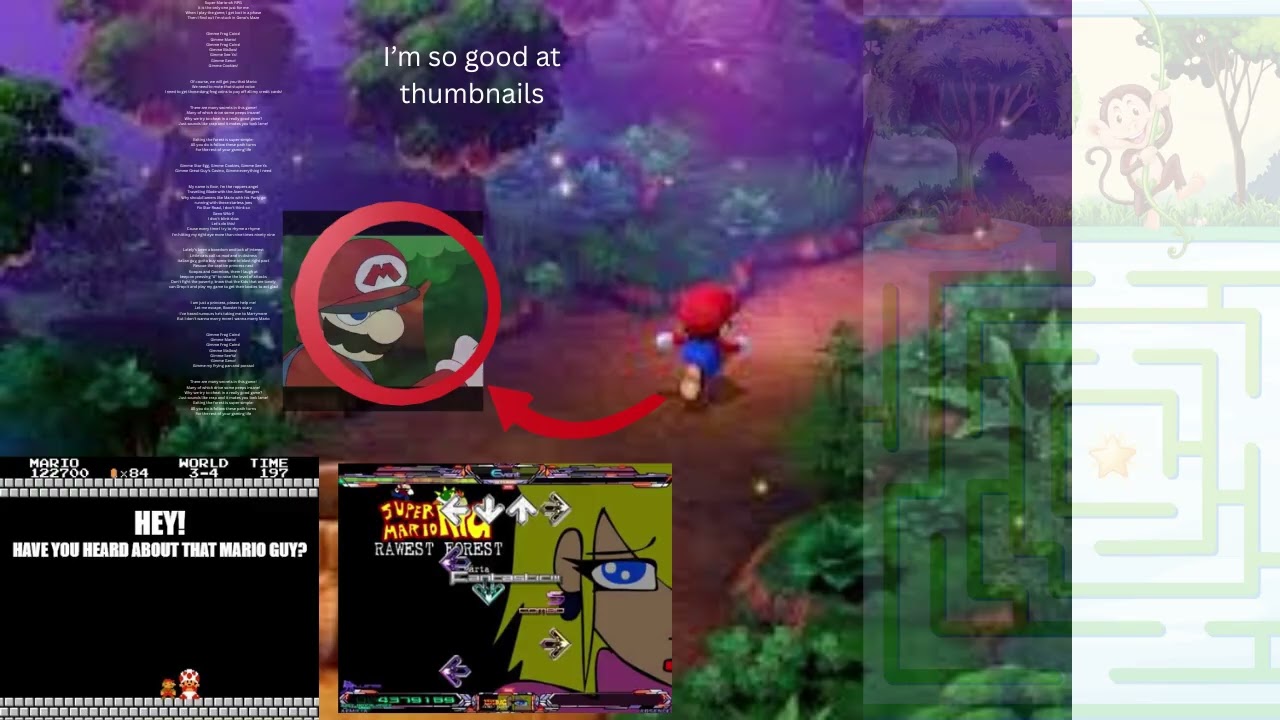 Super Mario RPG Forest Maze Cover