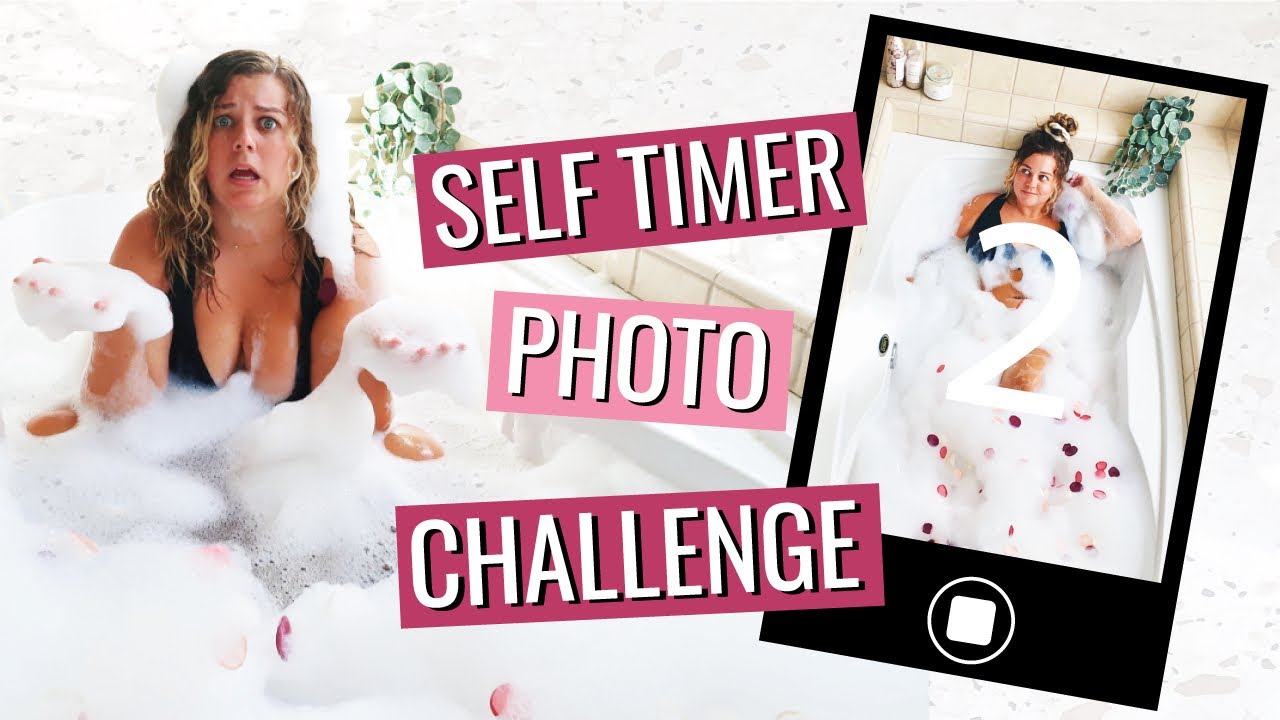 I Tried The Self Timer Photoshoot Challenge