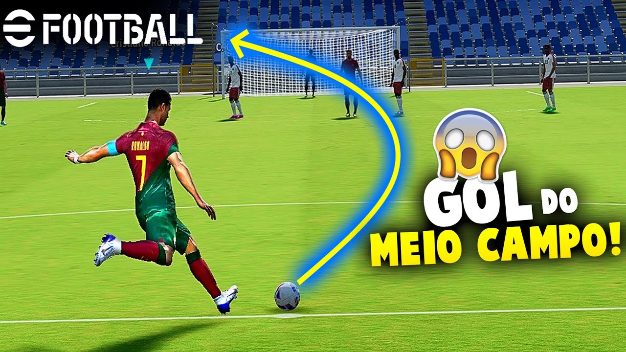 É POSSÍVEL FAZER GOL DO MEIO CAMPO no EFOOTBALL 2023 !?